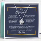 To My Daughter - Unbreakable Bond Necklace Gift Set - SS1010