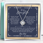 To My Daughter - Unbreakable Bond Necklace Gift Set - SS1050
