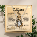 "A Dads Promise" Daughter Necklace Gift Set