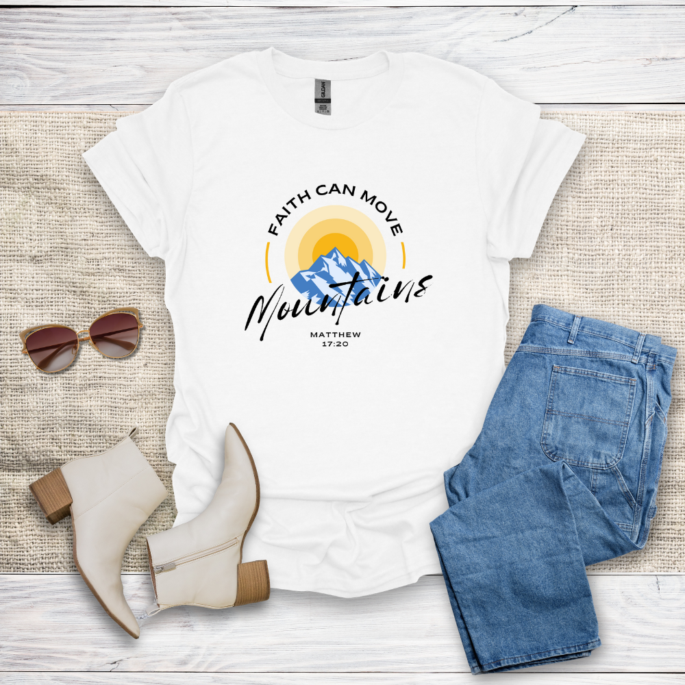 Faith Can Move Mountains Unisex Softstyle T-Shirt - SST305V1