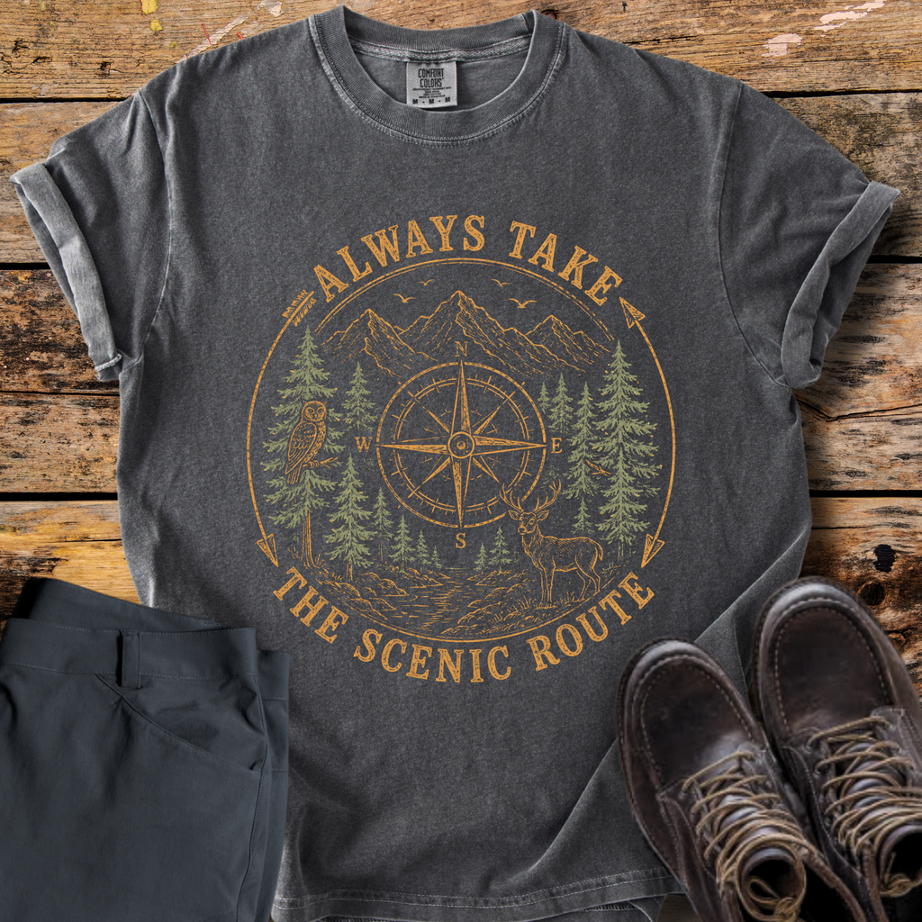 Scenic Route Compass T-Shirt