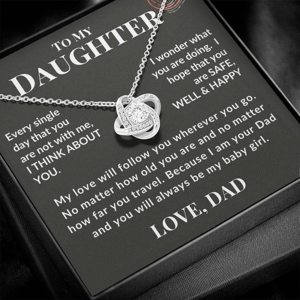 Endless Love from Dad: Necklace Gift Set for Daughter