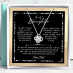 To My Daughter - Unbreakable Bond Necklace Gift Set - SS1060