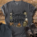 Campfires Make Me Happy T-Shirt