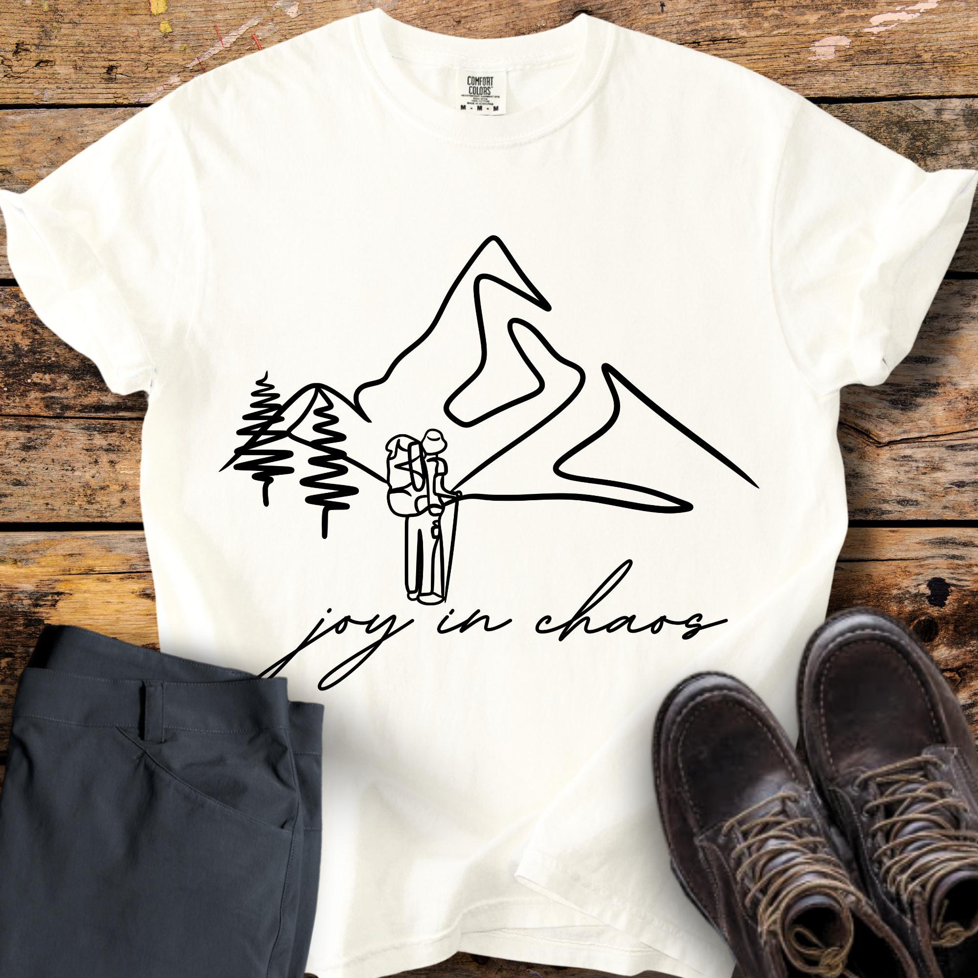 Joy In Chaos Hiker T-Shirt