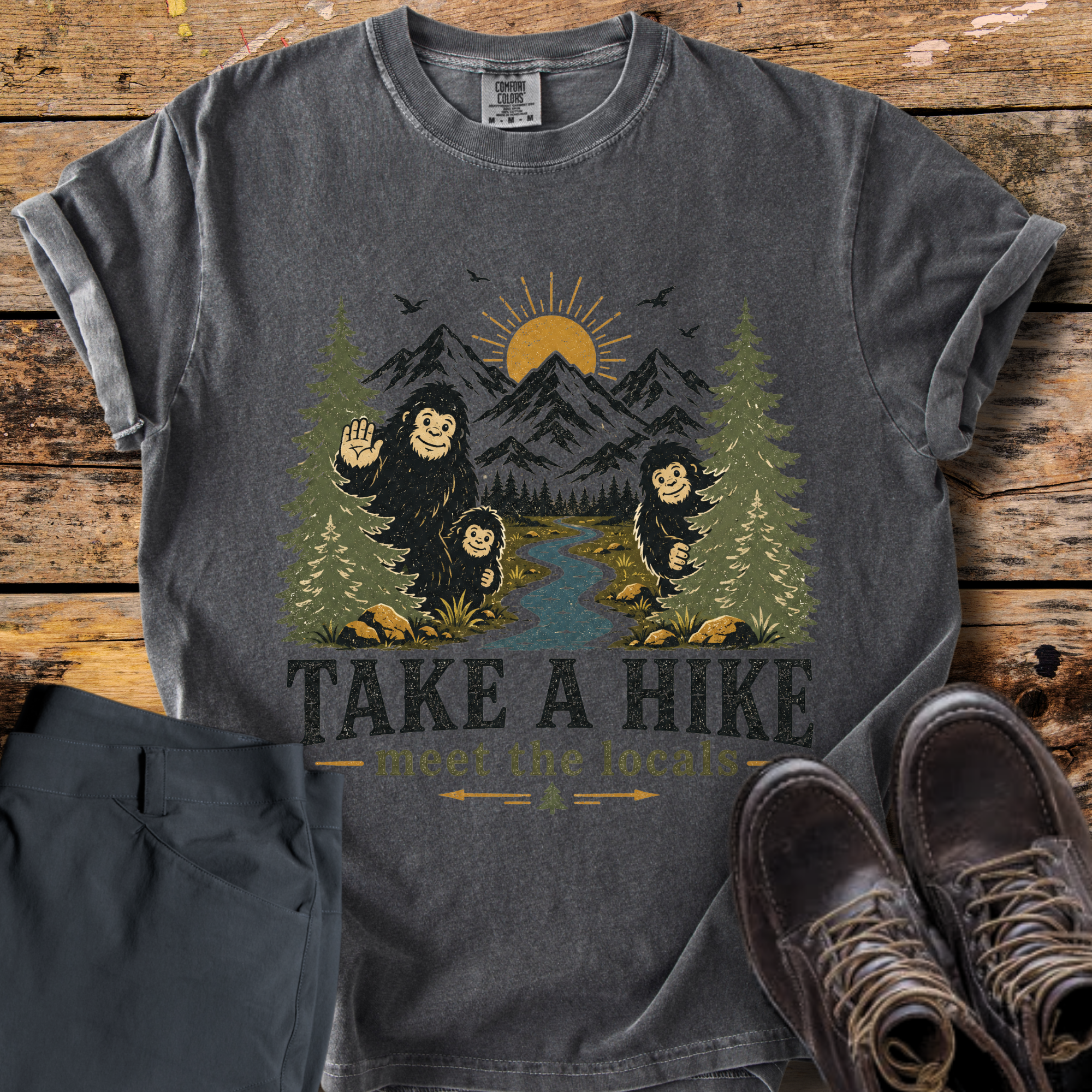 Meet The Locals Big Foot T-Shirt