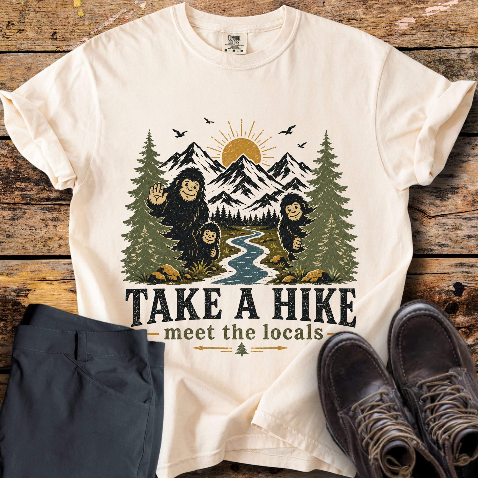 Meet The Locals Big Foot T-Shirt
