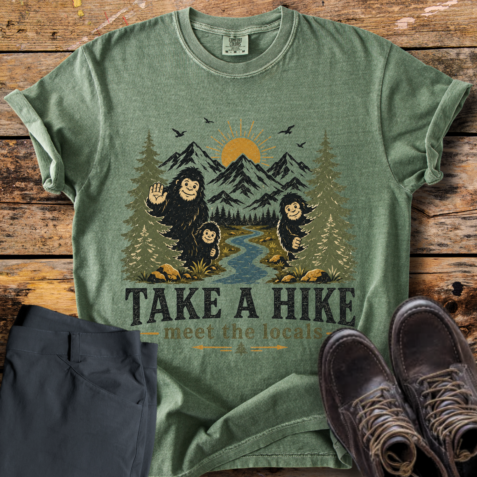 Meet The Locals Big Foot T-Shirt