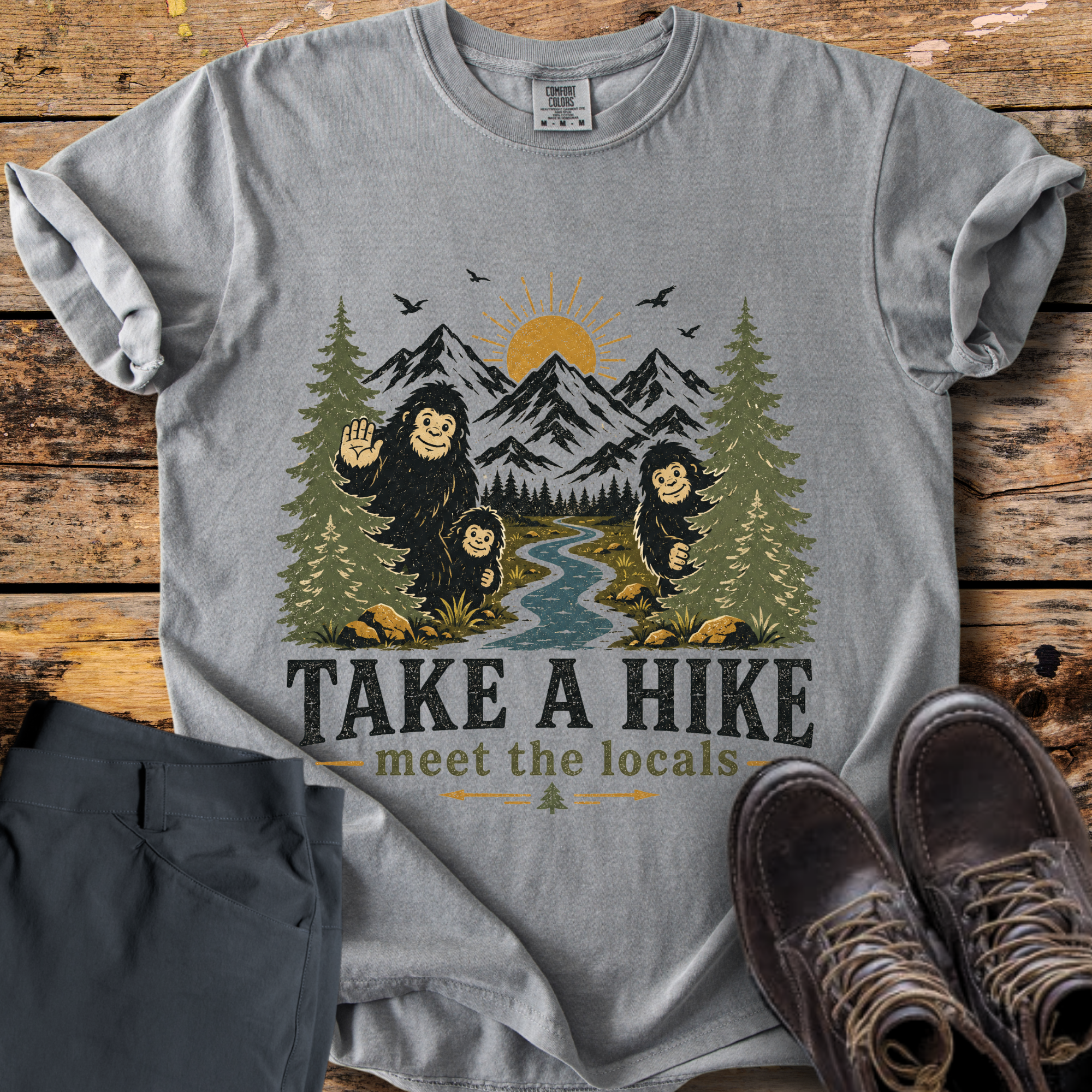 Meet The Locals Big Foot T-Shirt