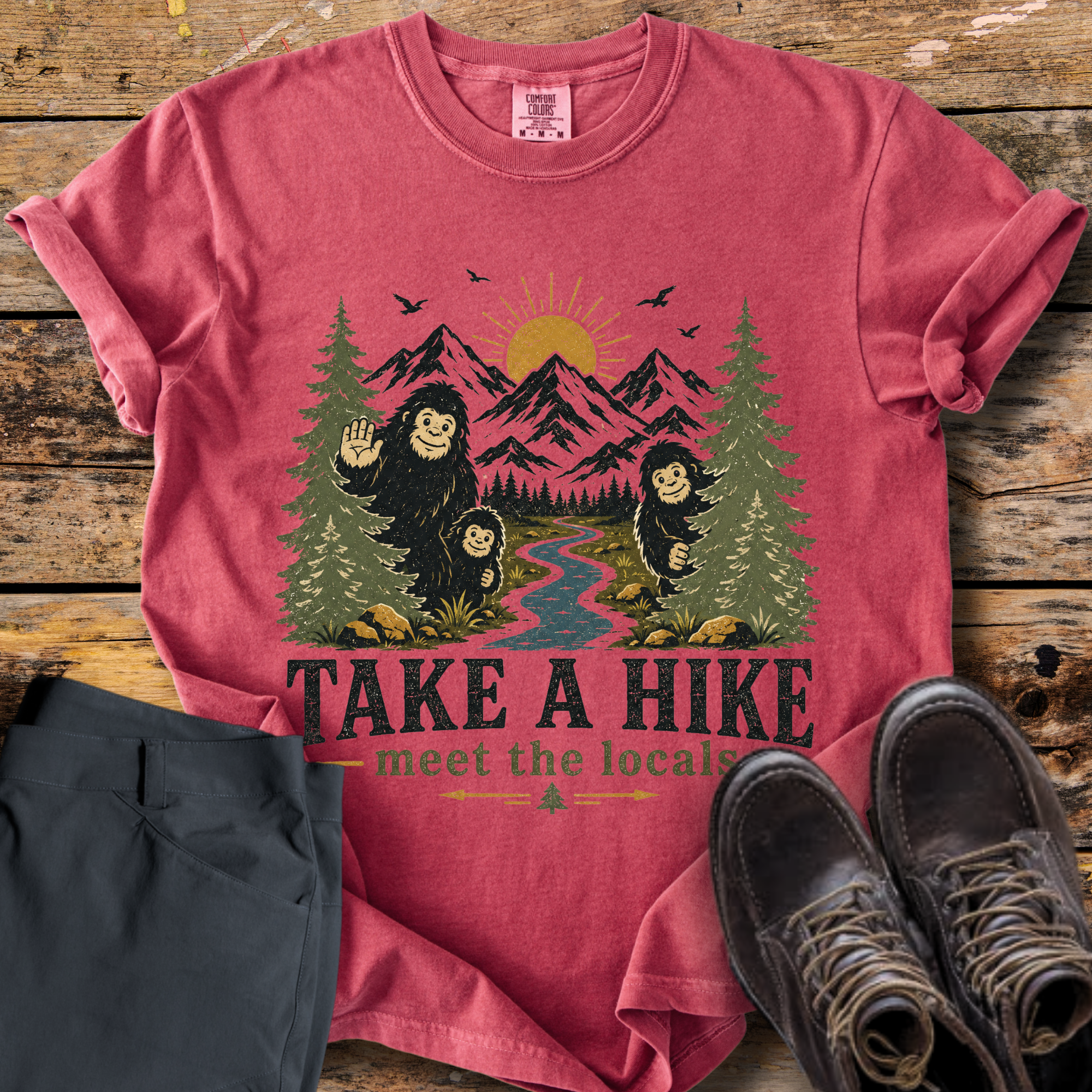Meet The Locals Big Foot T-Shirt