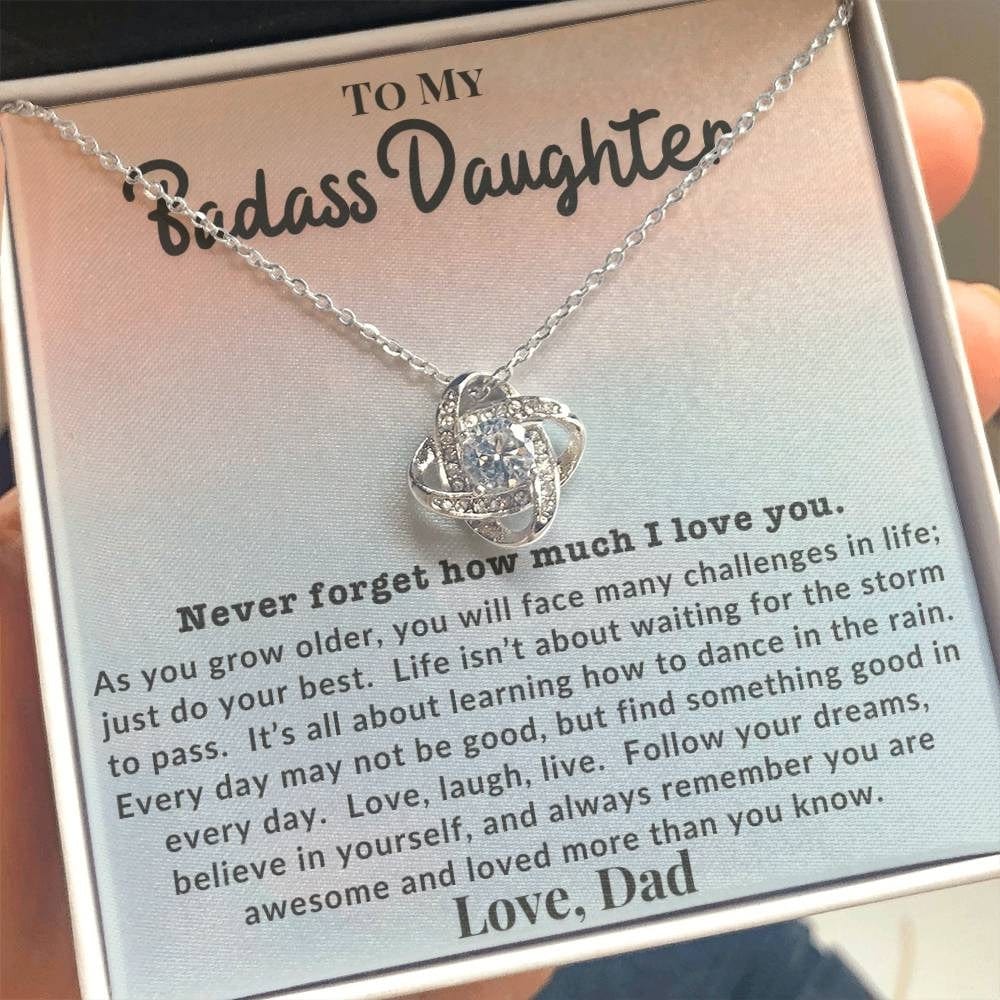 Empowered Daughter: Necklace Gift Set for Daughter