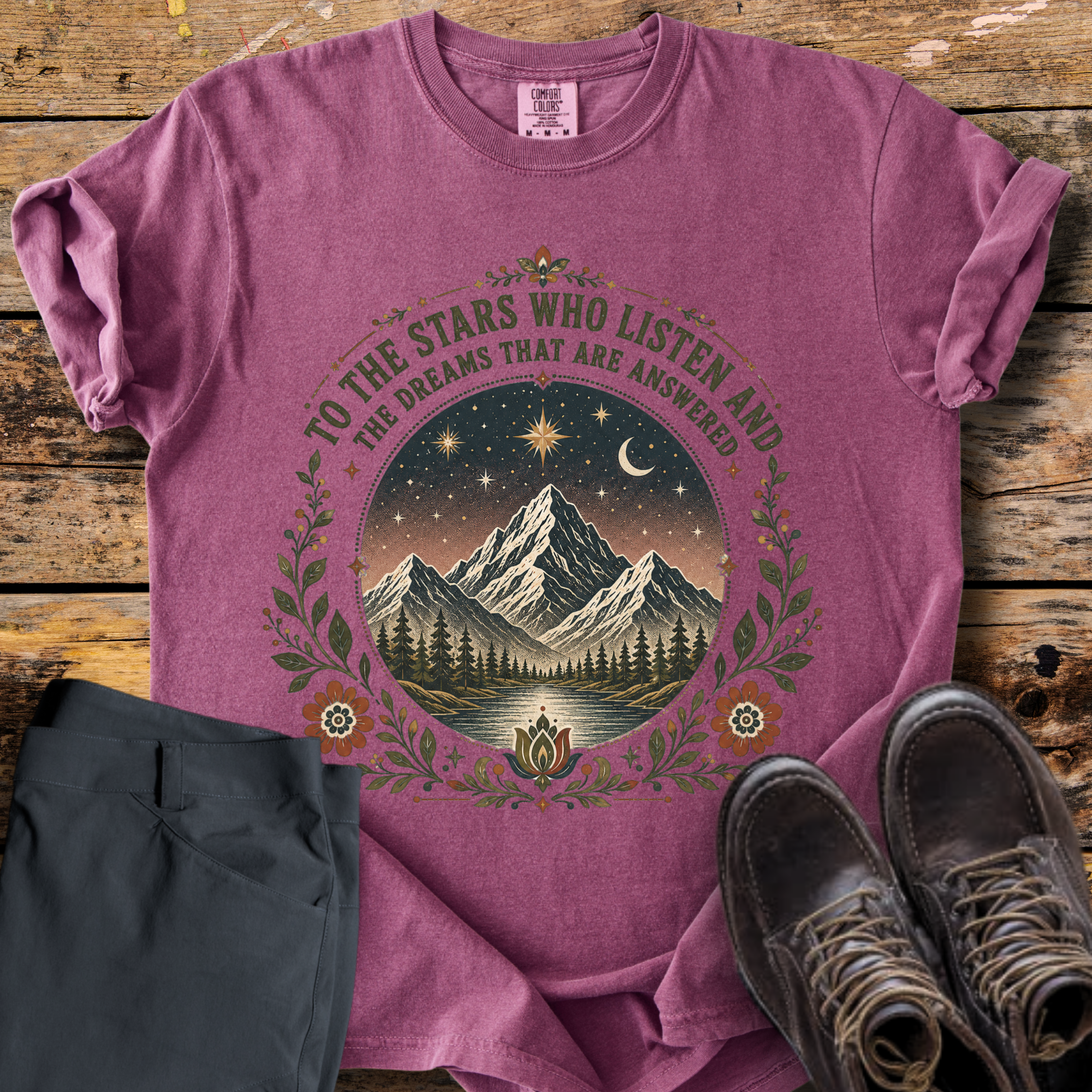 Florals and Stars T-Shirt