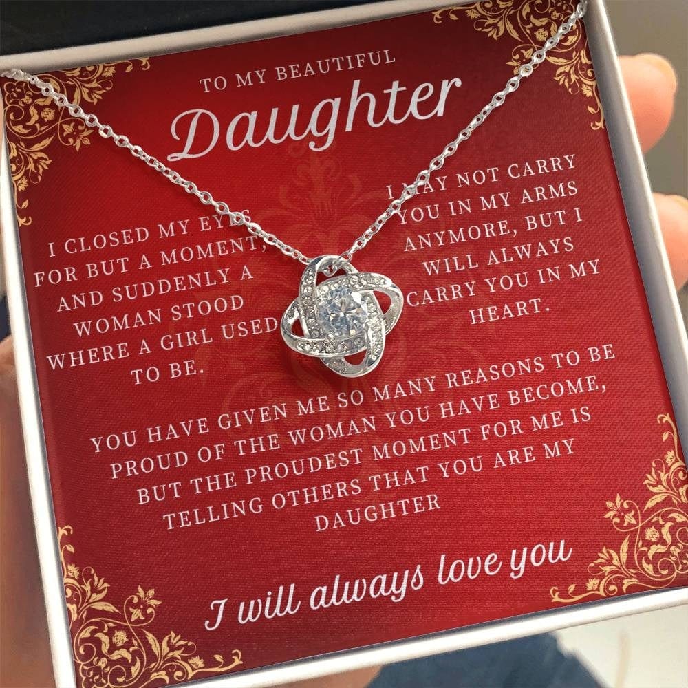 Proud Moment: Necklace Gift Set for Daughter