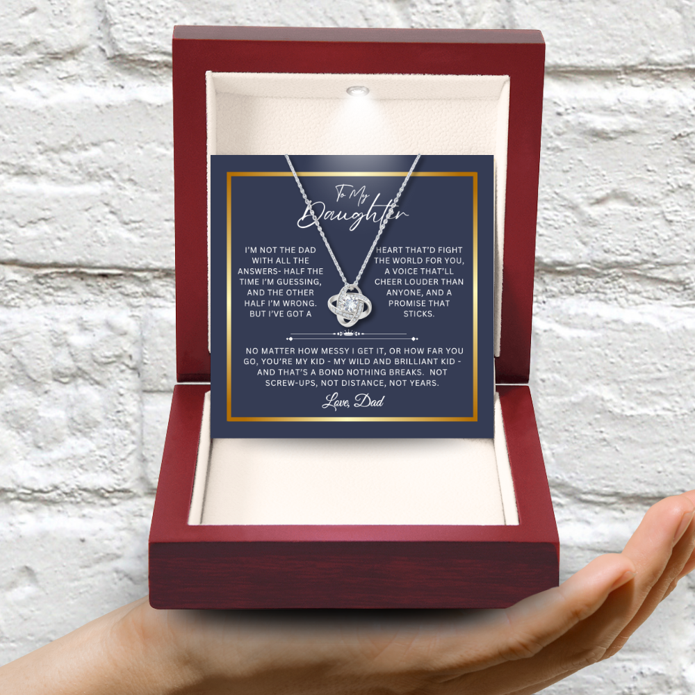 To My Daughter - Unbreakable Bond Necklace Gift Set - SS1040