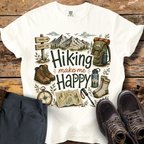 Hiking Makes Me Happy T-Shirt