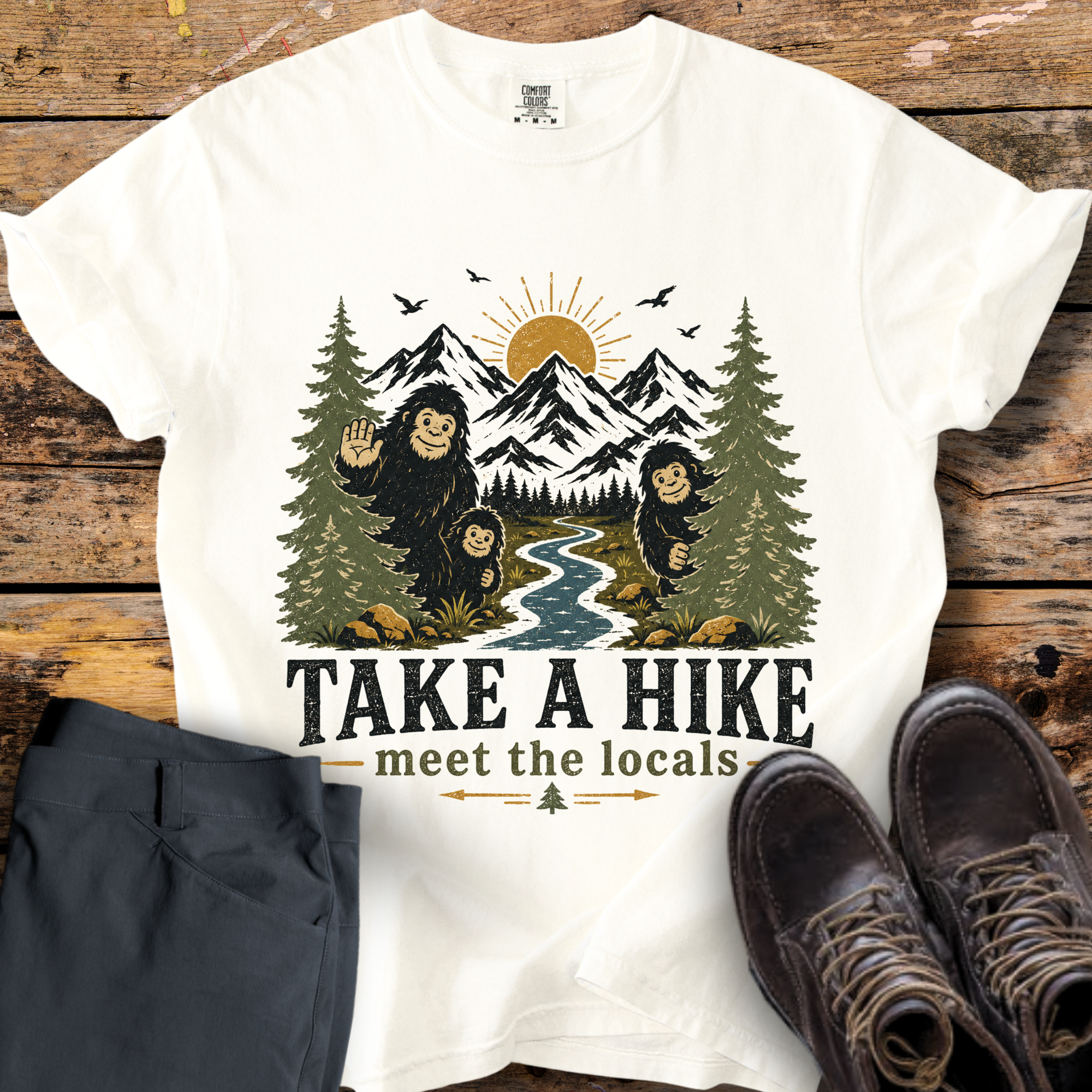 Meet The Locals Big Foot T-Shirt