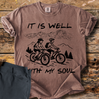 It Is Well With My Soul Biking T-Shirt