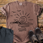 Spiral Sunrise River T-Shirt