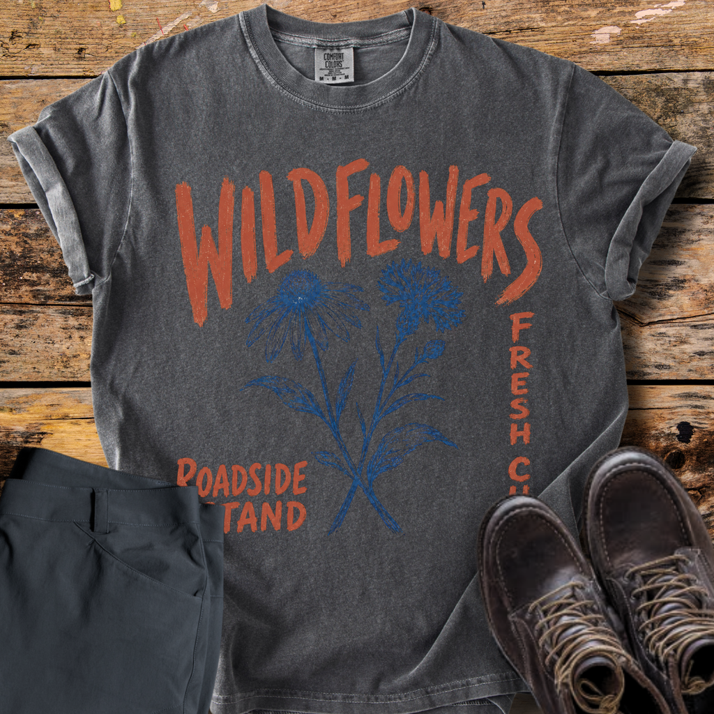 Wildflowers Roadside Stand T-Shirt