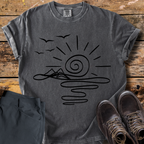 Spiral Sunrise River T-Shirt