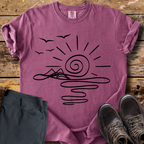 Spiral Sunrise River T-Shirt