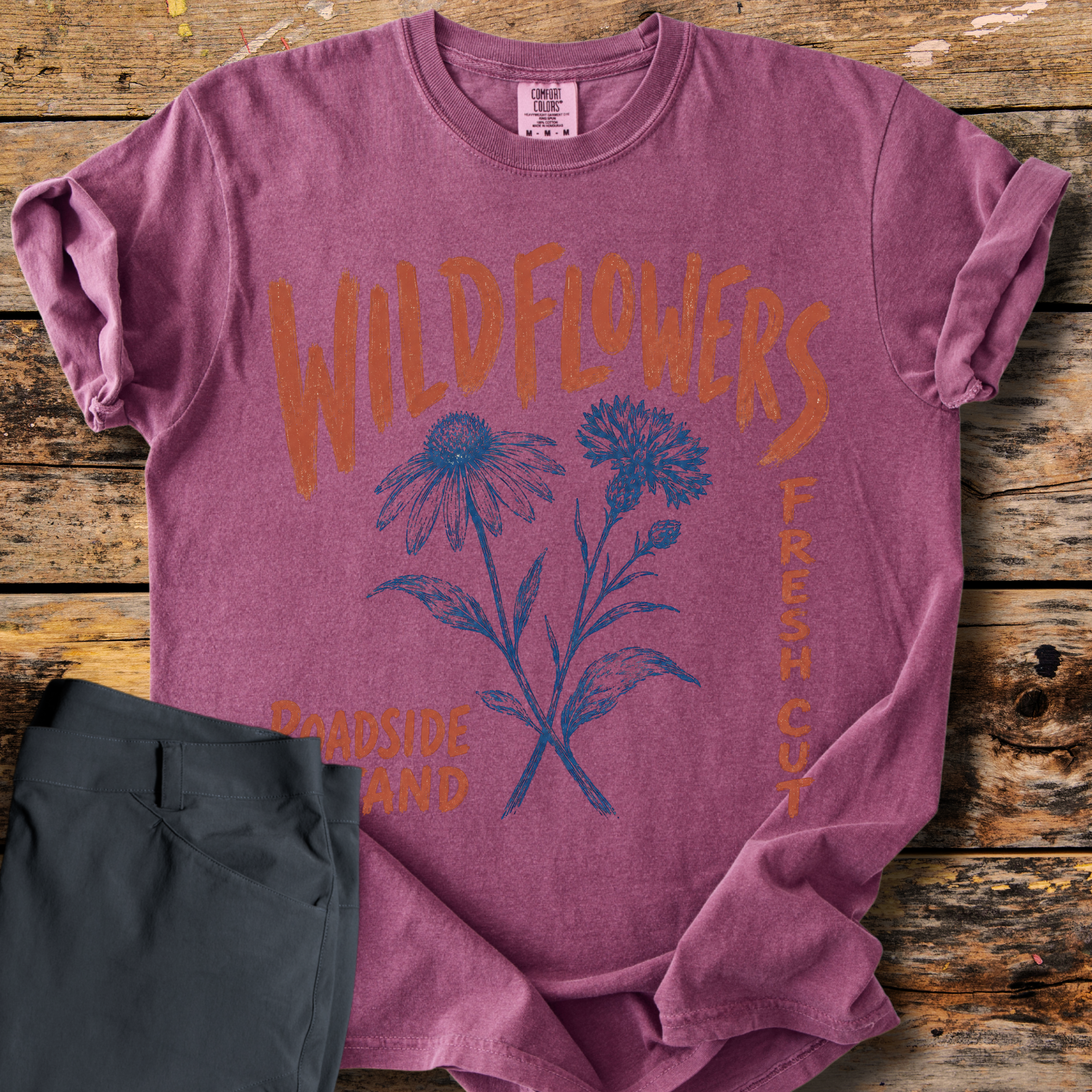 Wildflowers Roadside Stand T-Shirt
