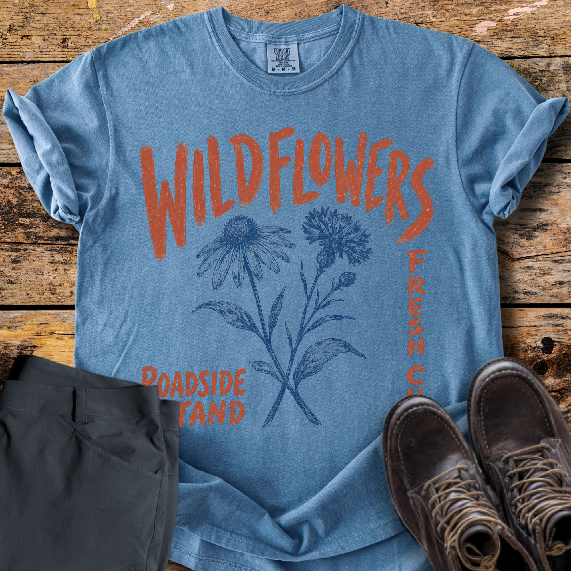 Wildflowers Roadside Stand T-Shirt