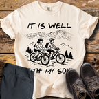 It Is Well With My Soul Biking T-Shirt