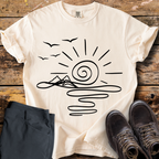 Spiral Sunrise River T-Shirt