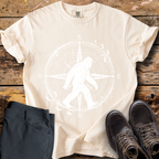 Strolling Bigfoot Compass T-Shirt