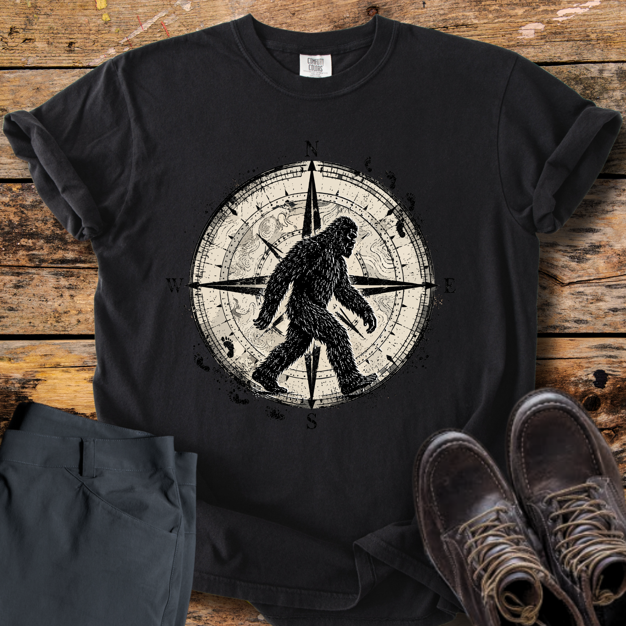 Bigfoot Compass T-Shirt