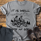 It Is Well With My Soul Biking T-Shirt
