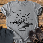 Spiral Sunrise River T-Shirt