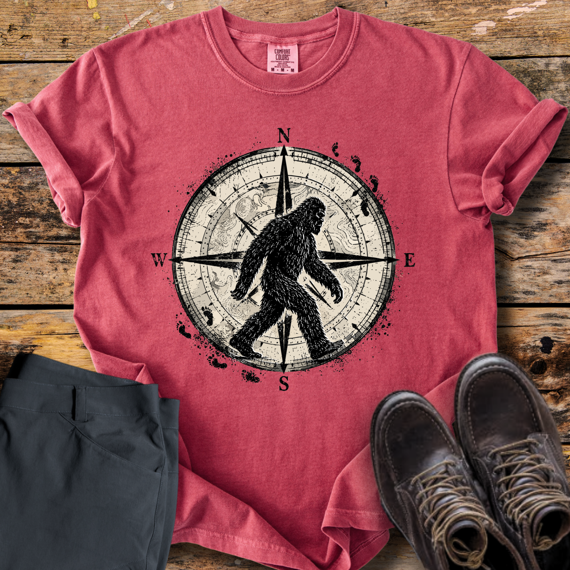 Bigfoot Compass T-Shirt