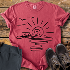 Spiral Sunrise River T-Shirt