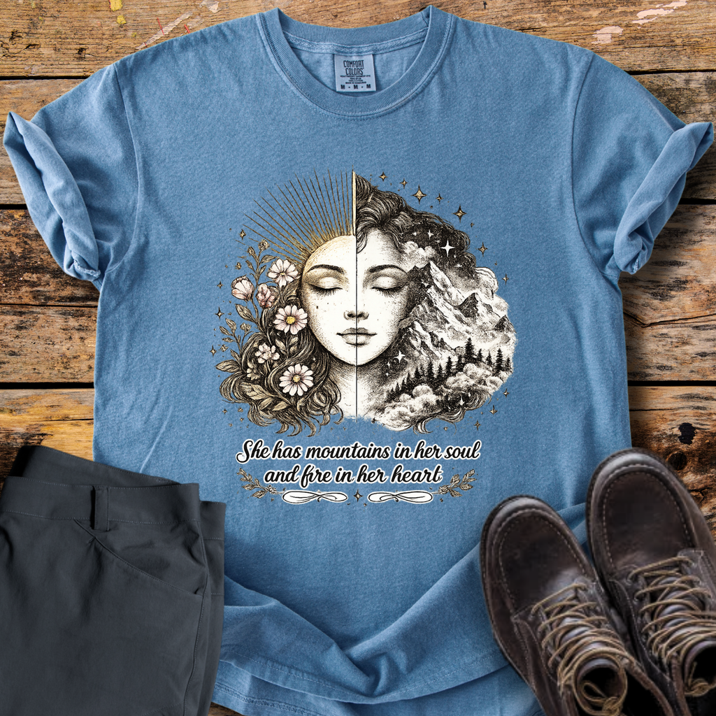 Mountains In Her Soul T-Shirt