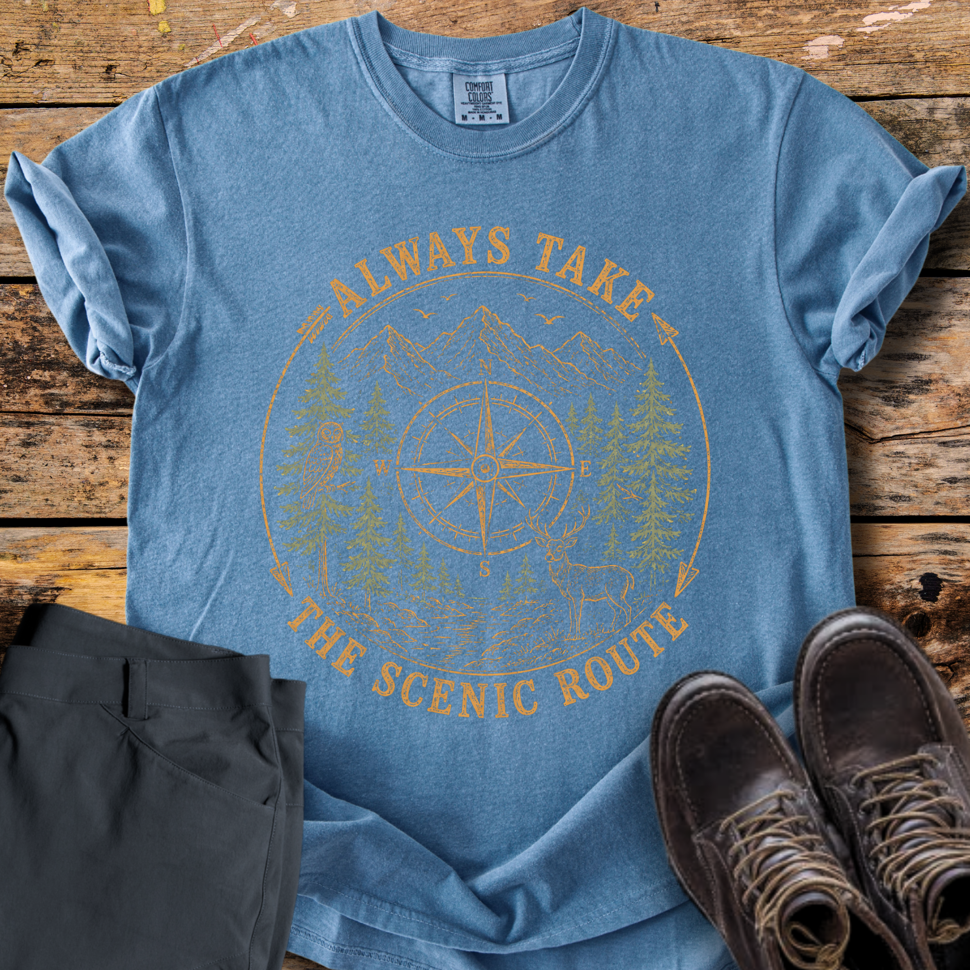 Scenic Route Compass T-Shirt