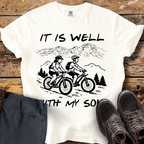 It Is Well With My Soul Biking T-Shirt