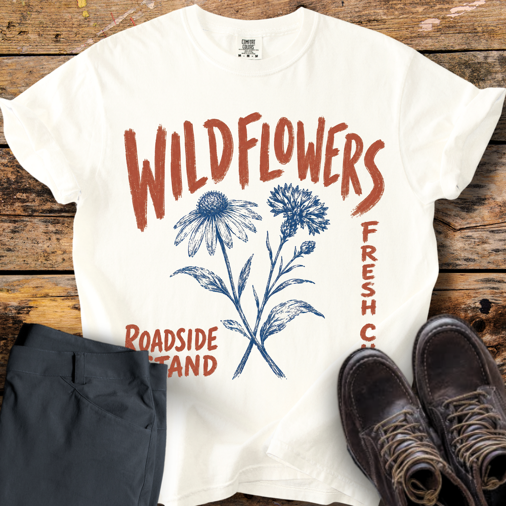 Wildflowers Roadside Stand T-Shirt