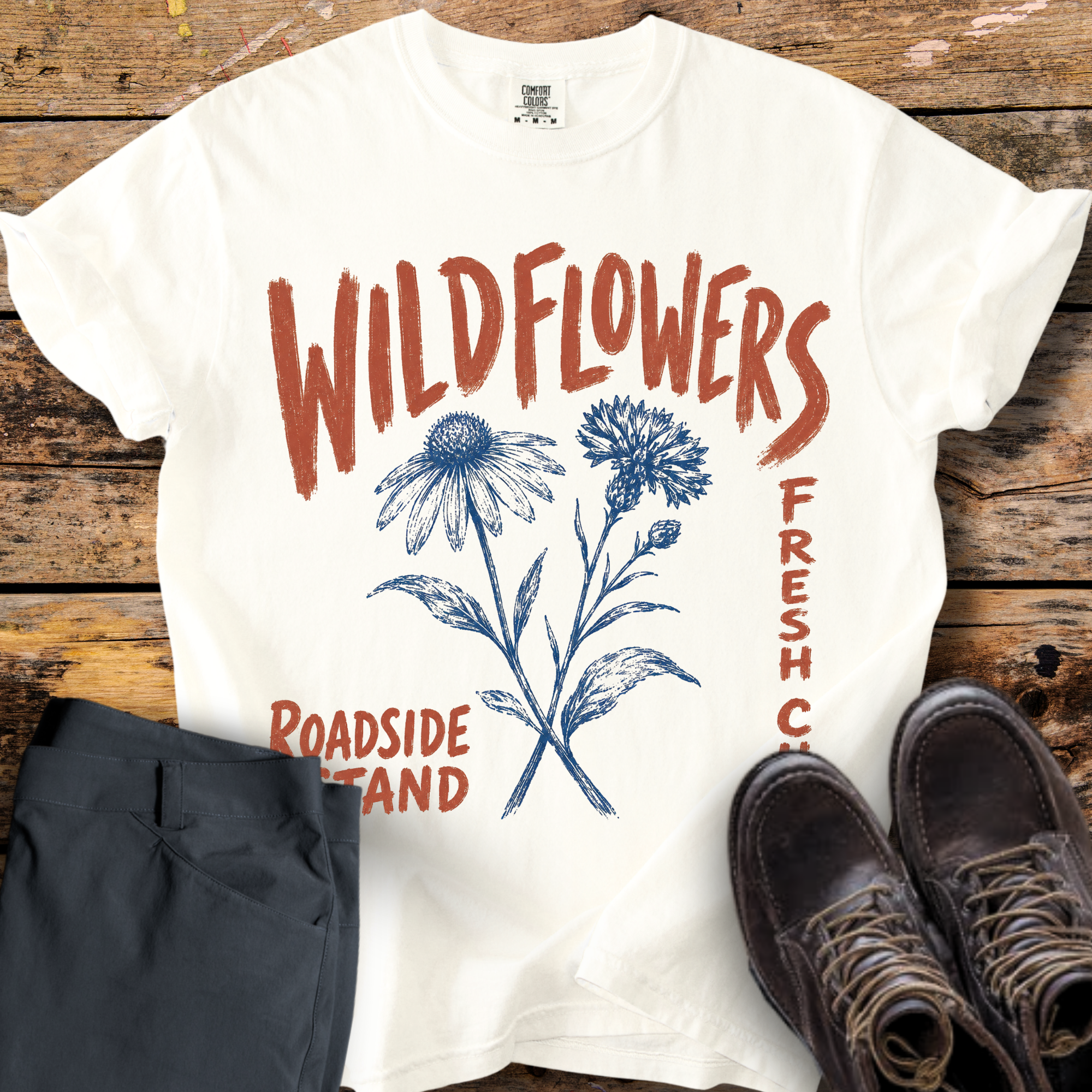 Wildflowers Roadside Stand T-Shirt