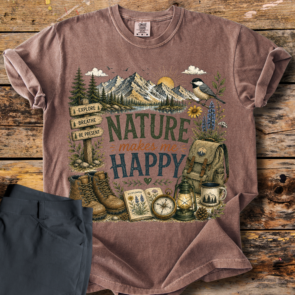 Nature Makes Me Happy T-Shirt