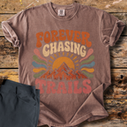 Forever Chasing Trails Retro T-Shirt