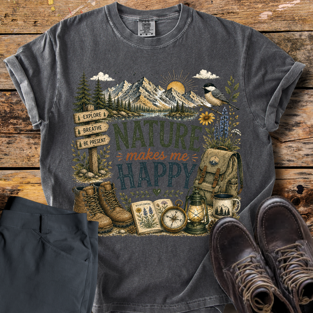 Nature Makes Me Happy T-Shirt