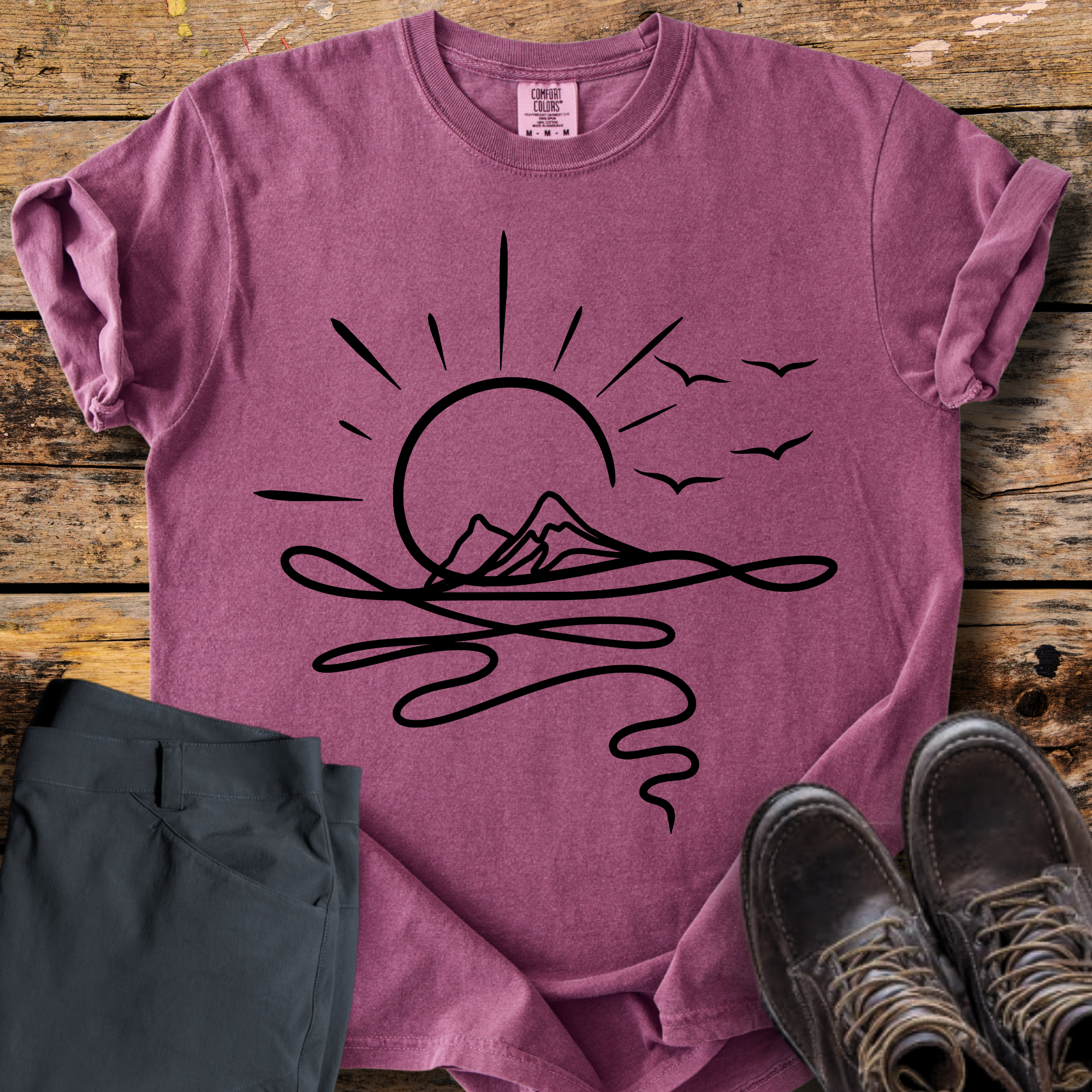 Sunrise Ribbon Trail T-Shirt