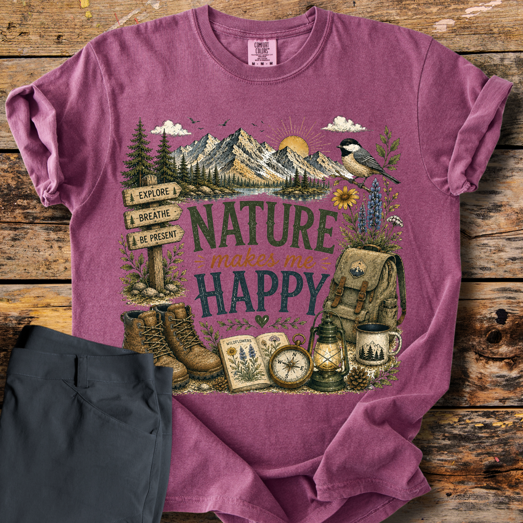 Nature Makes Me Happy T-Shirt