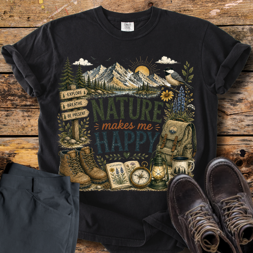 Nature Makes Me Happy T-Shirt