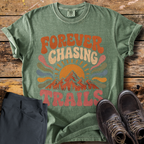 Forever Chasing Trails Retro T-Shirt