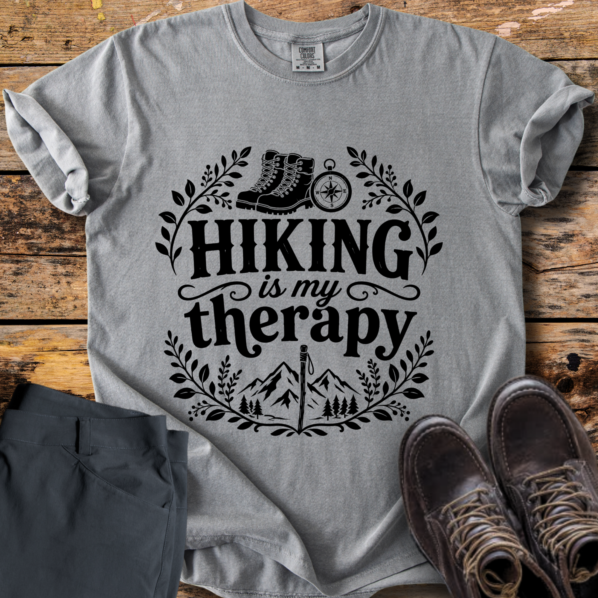 Hiking Is My Therapy T-Shirt