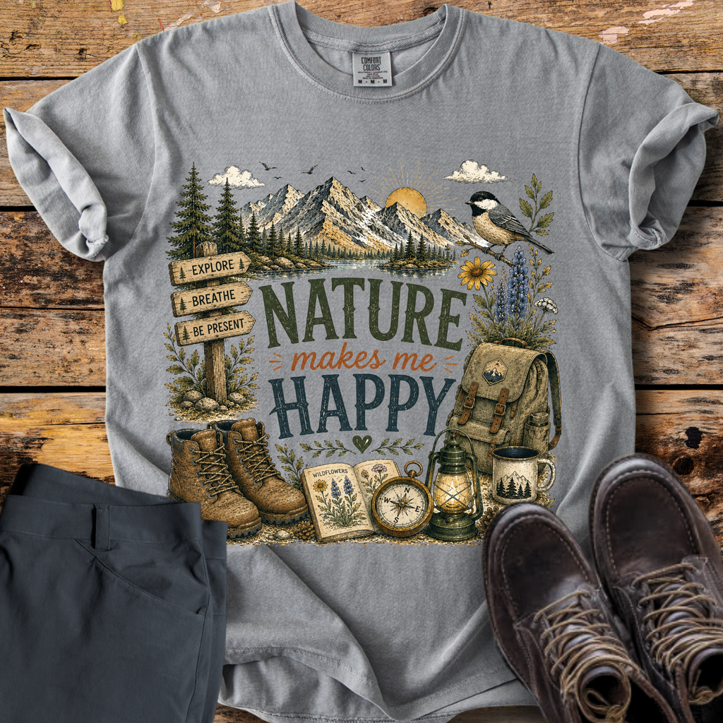 Nature Makes Me Happy T-Shirt