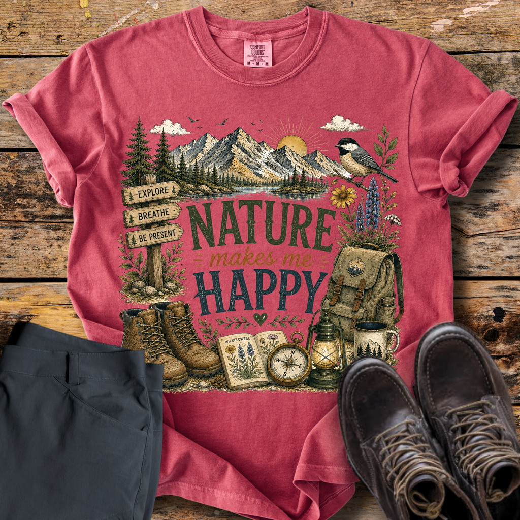Nature Makes Me Happy T-Shirt
